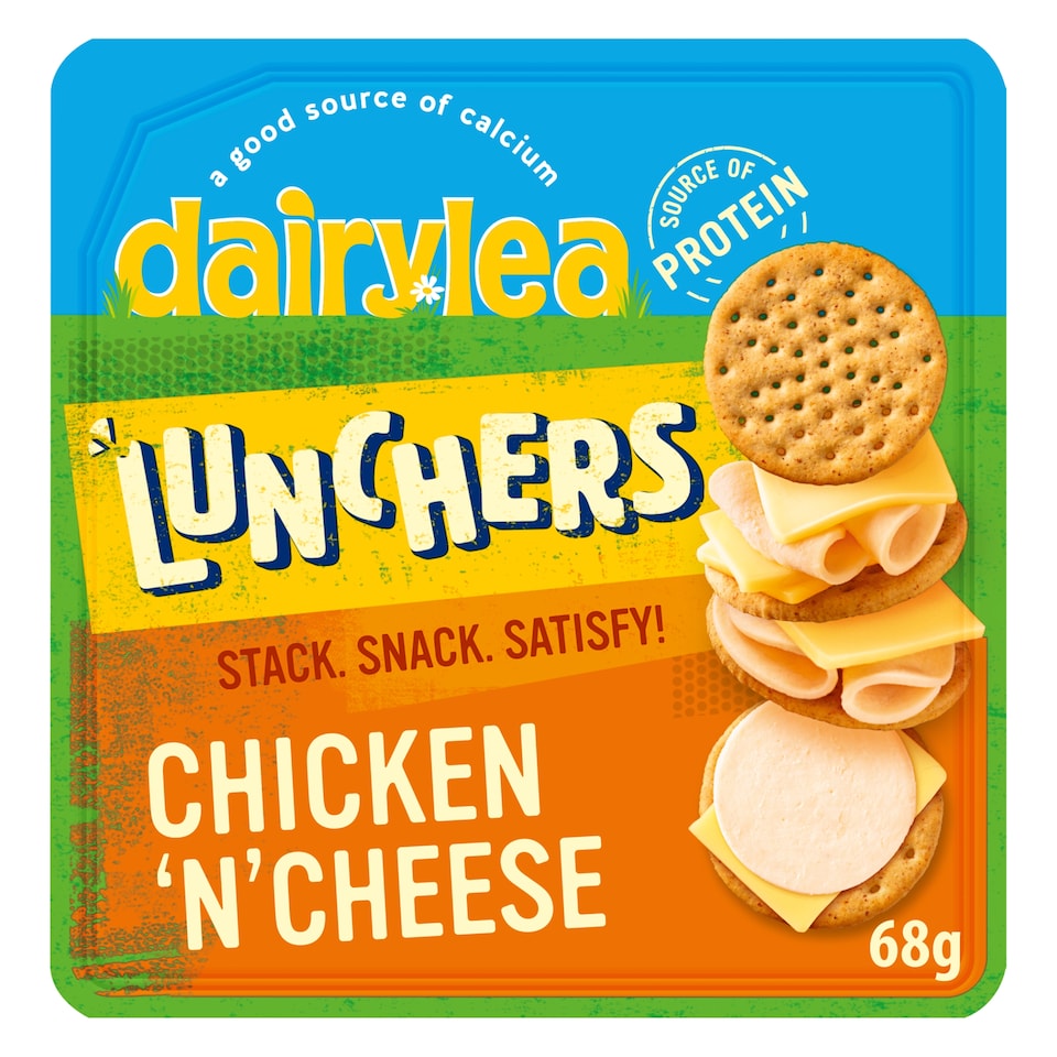 Dairylea Lunchers Chicken & Cheese Snacks 68g