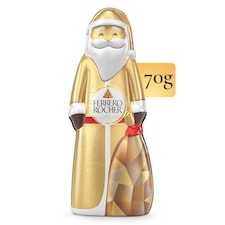 Ferrero Rocher Santa Milk Chocolate with Crunchy Hazelnut Pieces 70g