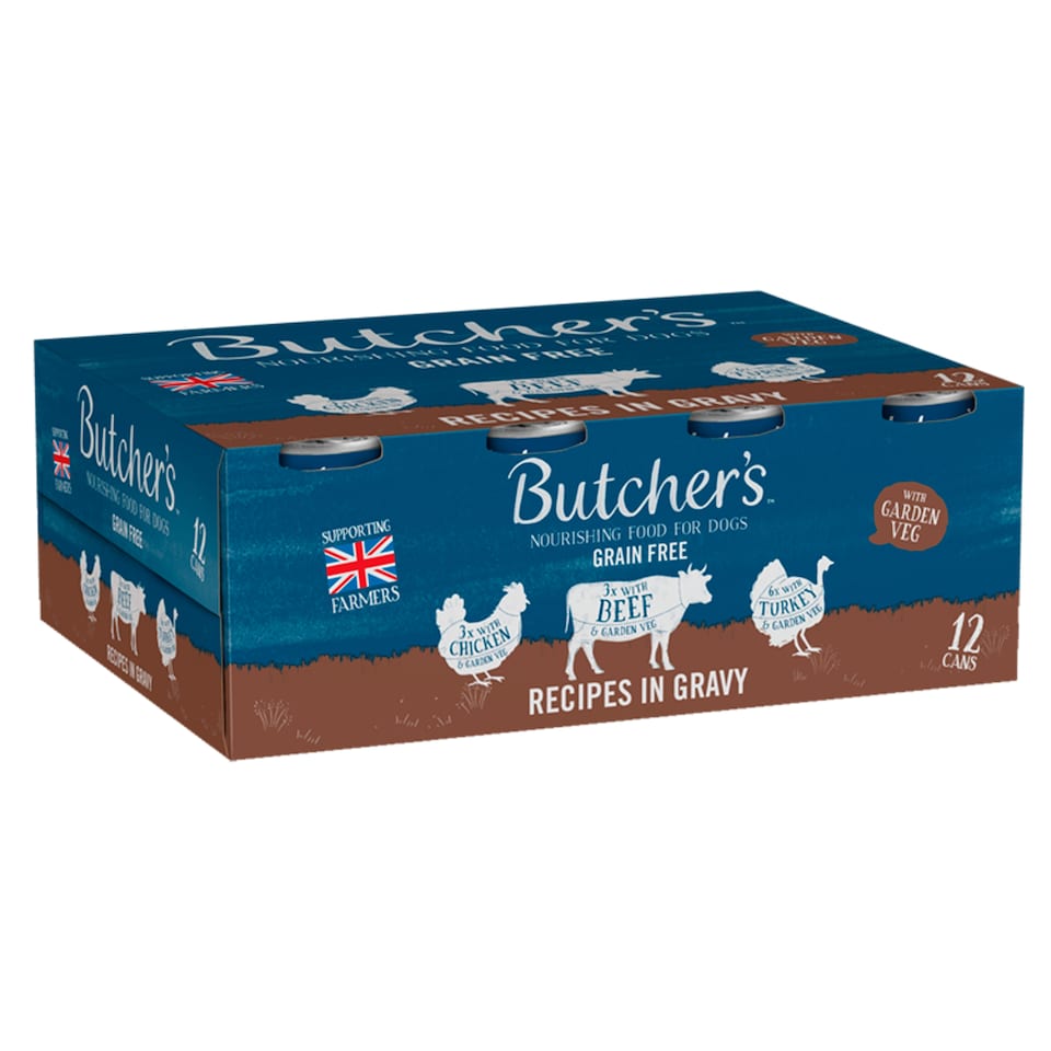 Butcher's Recipe In Gravy Dog Food Tin 12X400g