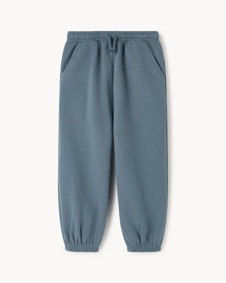 image 1 of F&F Boys Cotton Rich Joggers in Blue
