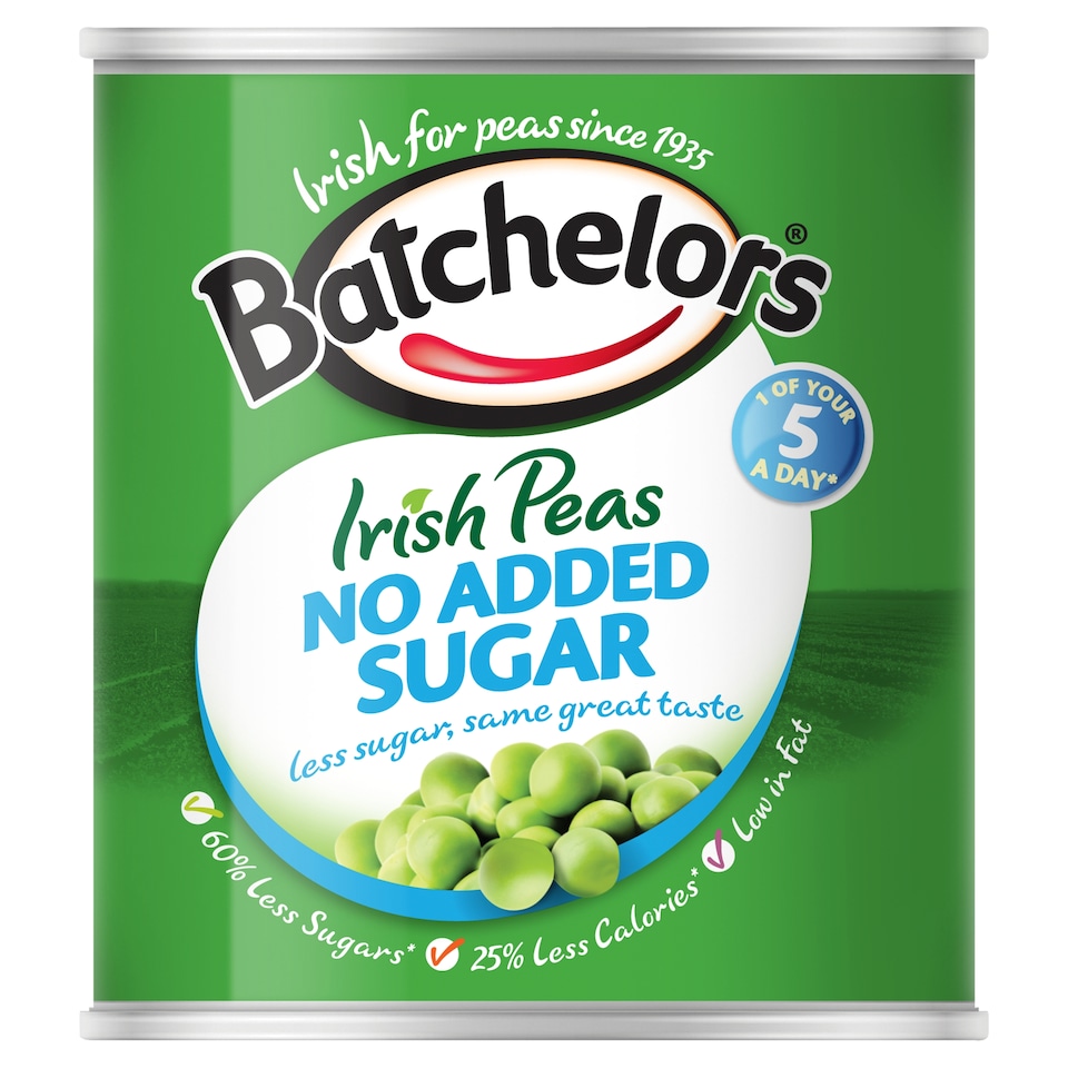 Batchelors No Added Sugar Peas 225G