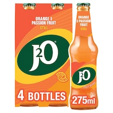 J2O Orange & Passion Fruit 4x275ml