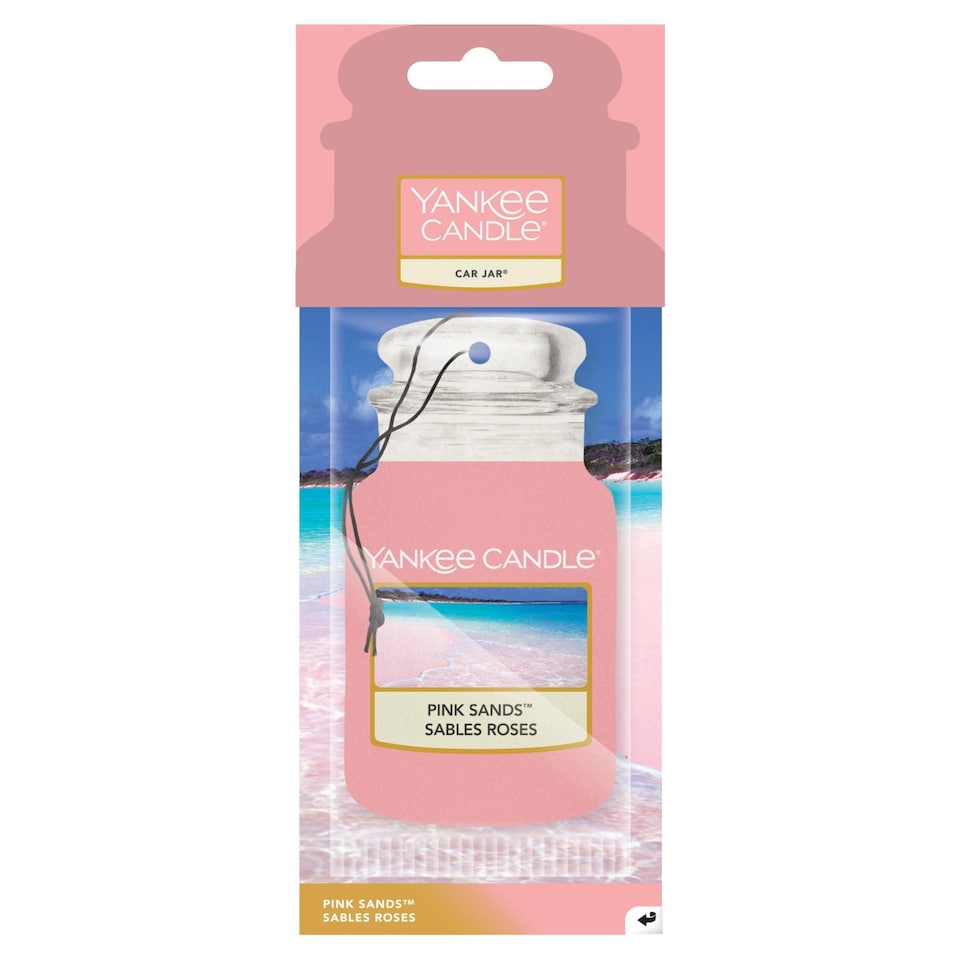 image 1 of Yankee Candle Pink Sands Car Carded Air Freshener