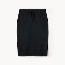 F&F Pinstripe Pencil Midi Skirt in Navy