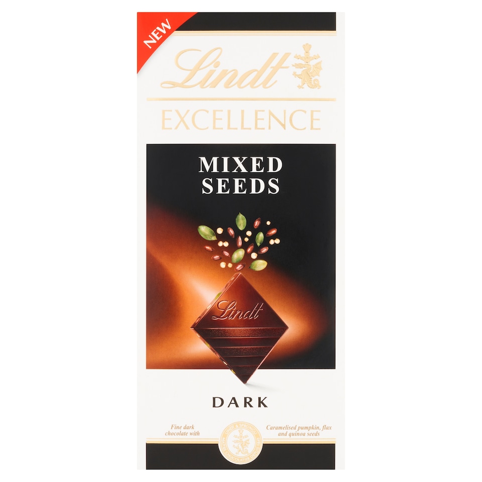 Lindt Excellence Mixed Seeds Dark Chocolate 100G