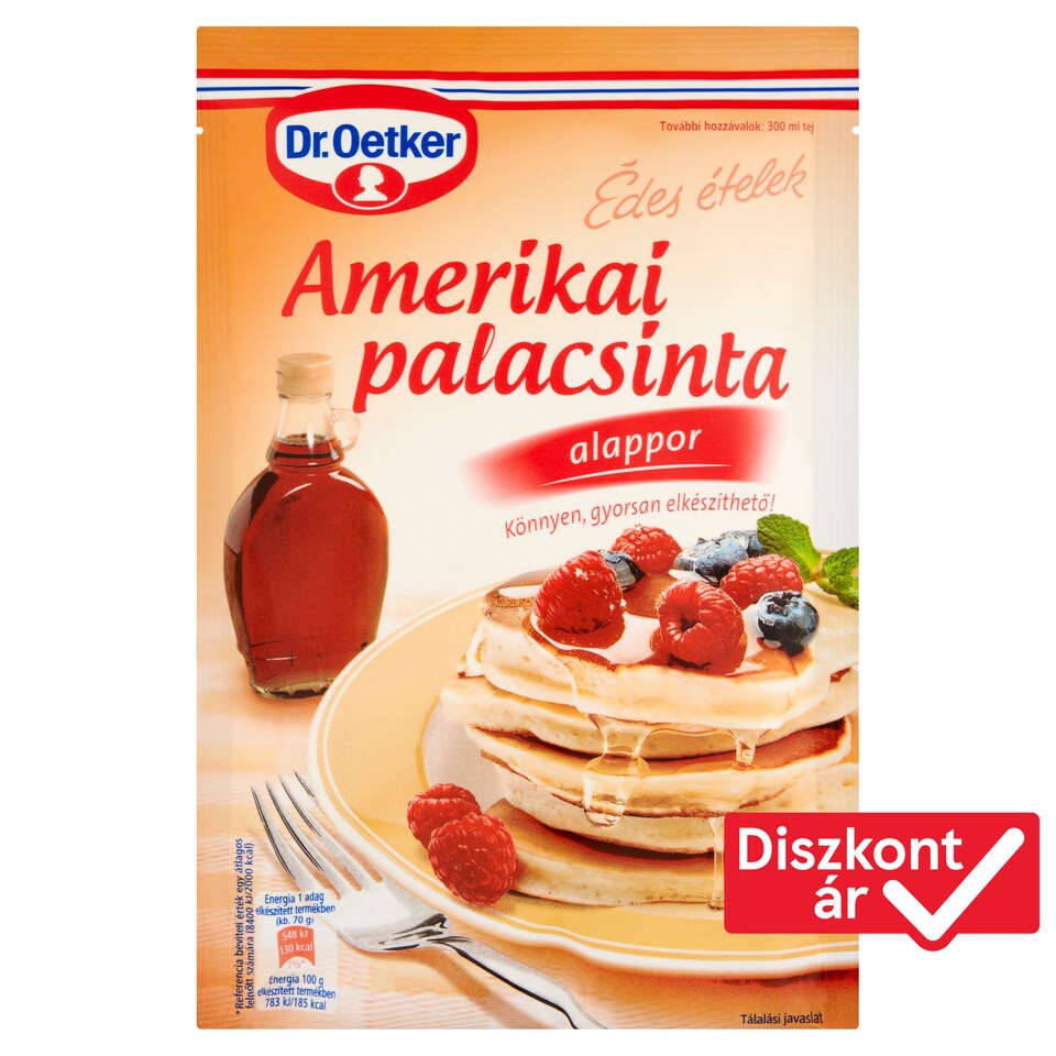 Dr. Oetker amerikai palacsinta alappor 210 g