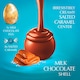 image 4 of Lindt Lindor Milk Chocolate Egg with Salted Caramel Truffles 260g 