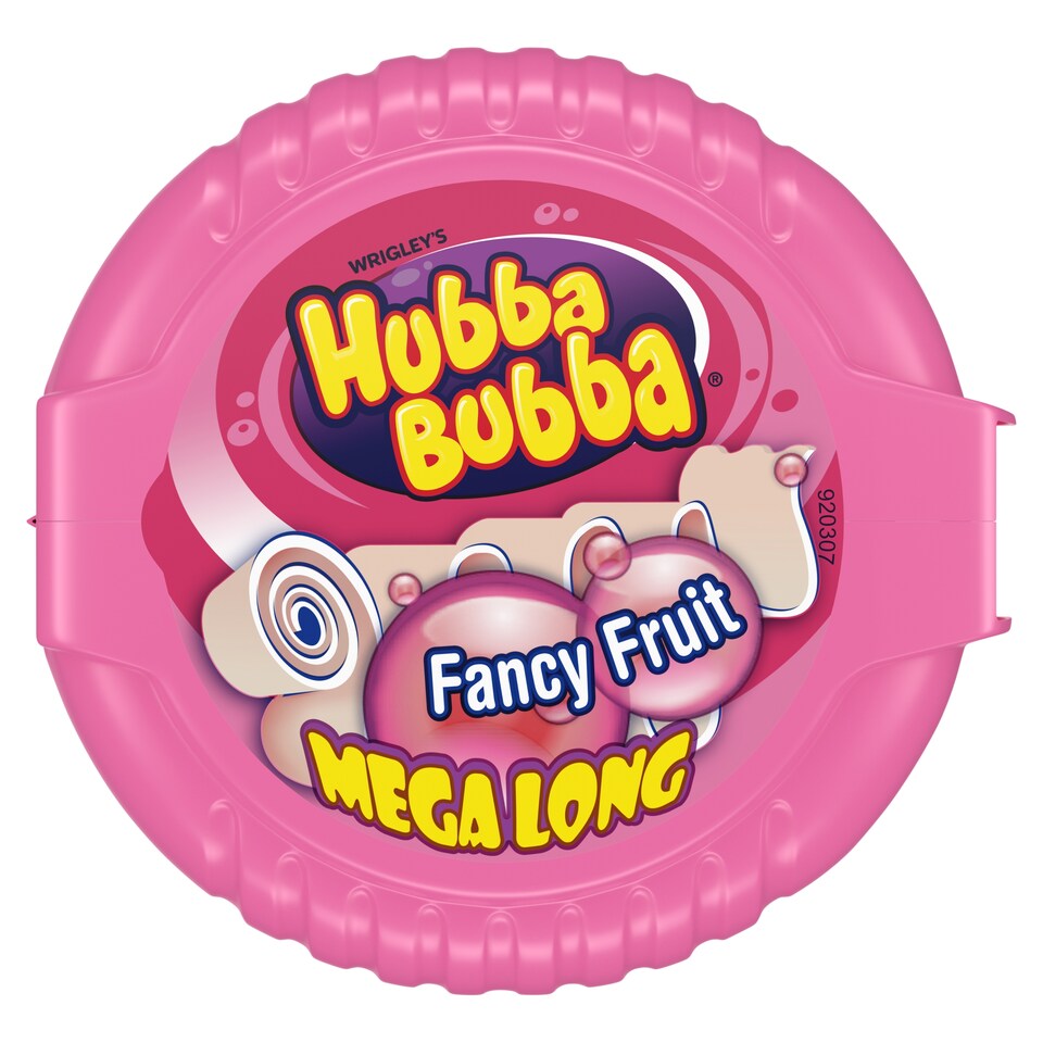 Wrigley's Hubba Bubba Mega Long Fancy Fruit Chewing Gum 56 g