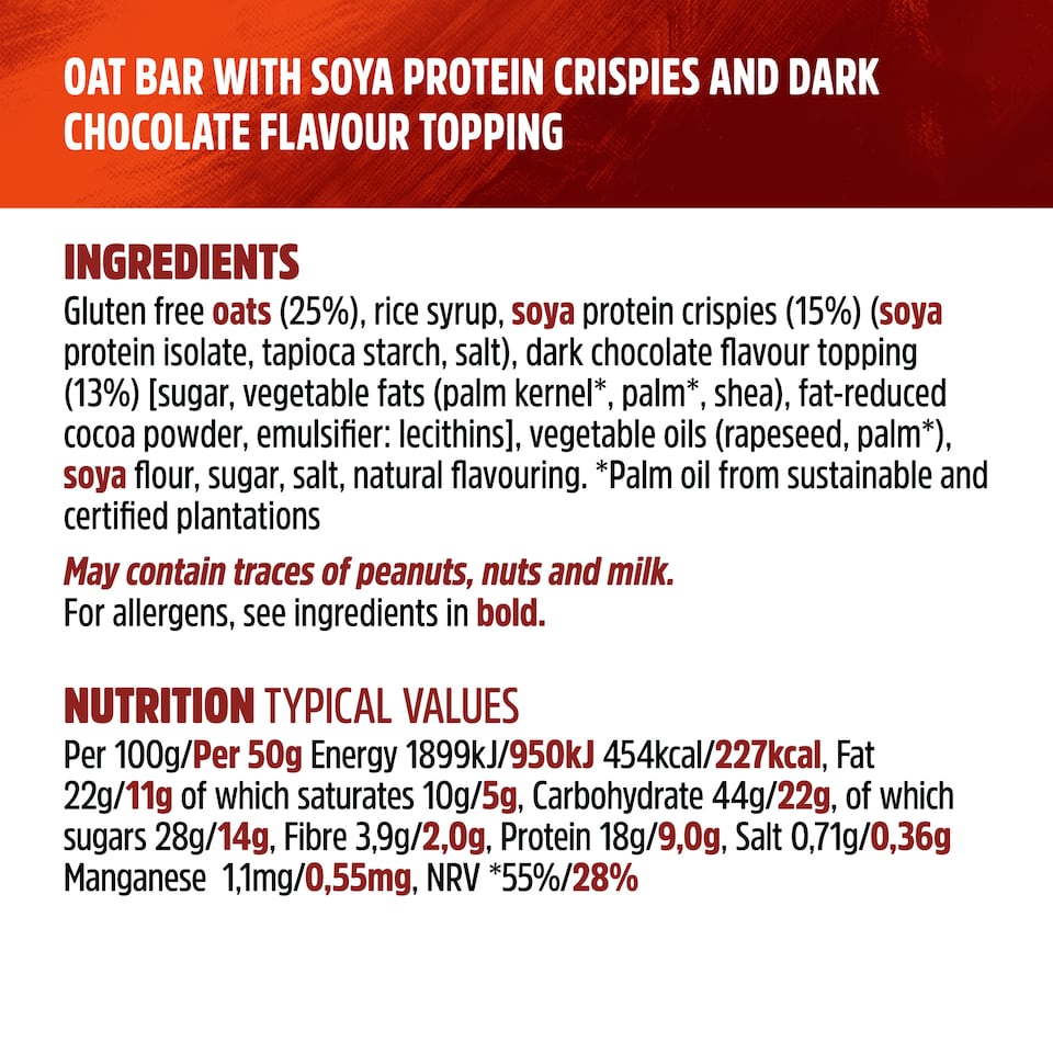 image 1 of Trek Protein Flapjack Cocoa Oat 50g