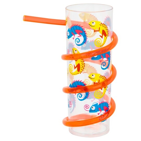Tesco Gecko swirly straw Tesco Groceries