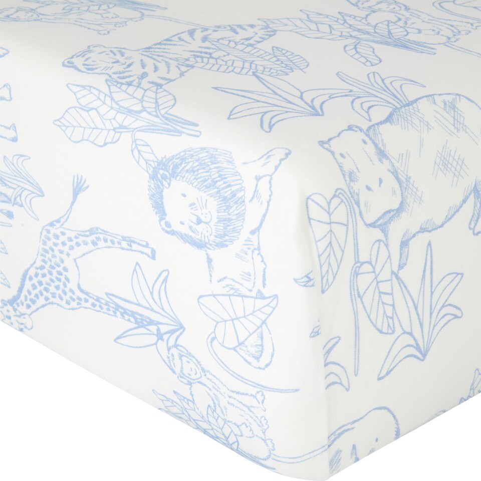 image 1 of Fred & Flo Safari 2 Pack Cotbedftd Sheets