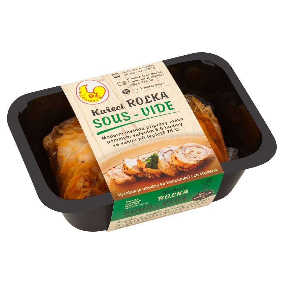 Obrázek 1 pro produkt DZ Klatovy Kuřecí rolka sous-vide 420g