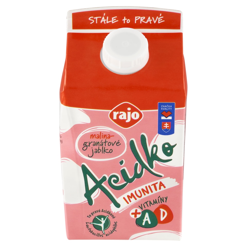 obrázok 1 z Rajo Acidko Imunita malina-granátové jablko + vitamíny A, D 450 g