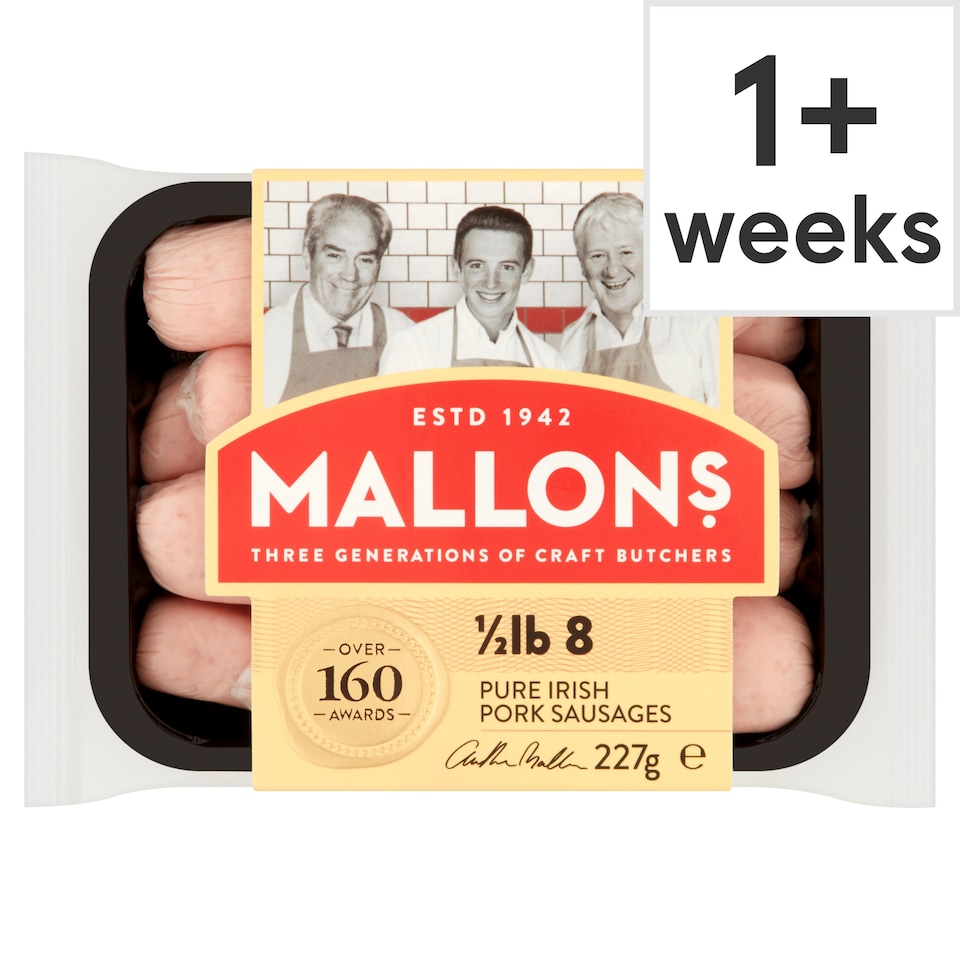 Mallons Pork Sausages 227G