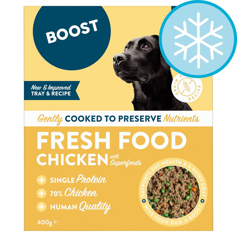 Boost Pet Chicken with Superfoods Meal for Dogs 400g