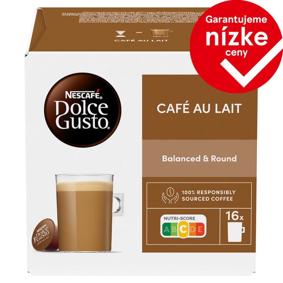 NESCAFÉ Dolce Gusto Café au Lait - Coffee in Capsules - 16 pcs
