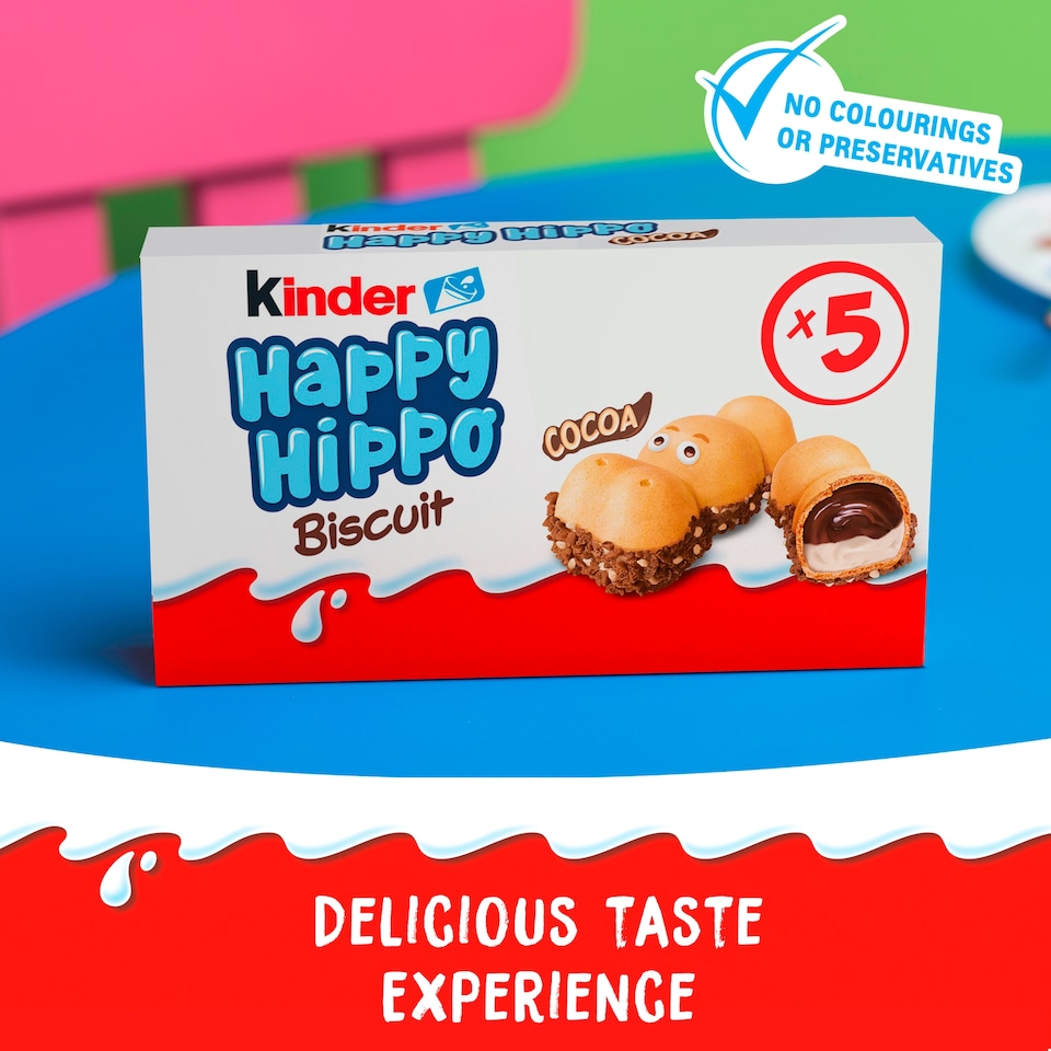image 1 of Kinder Happy Hippo Cocoa Cream 5 Pack