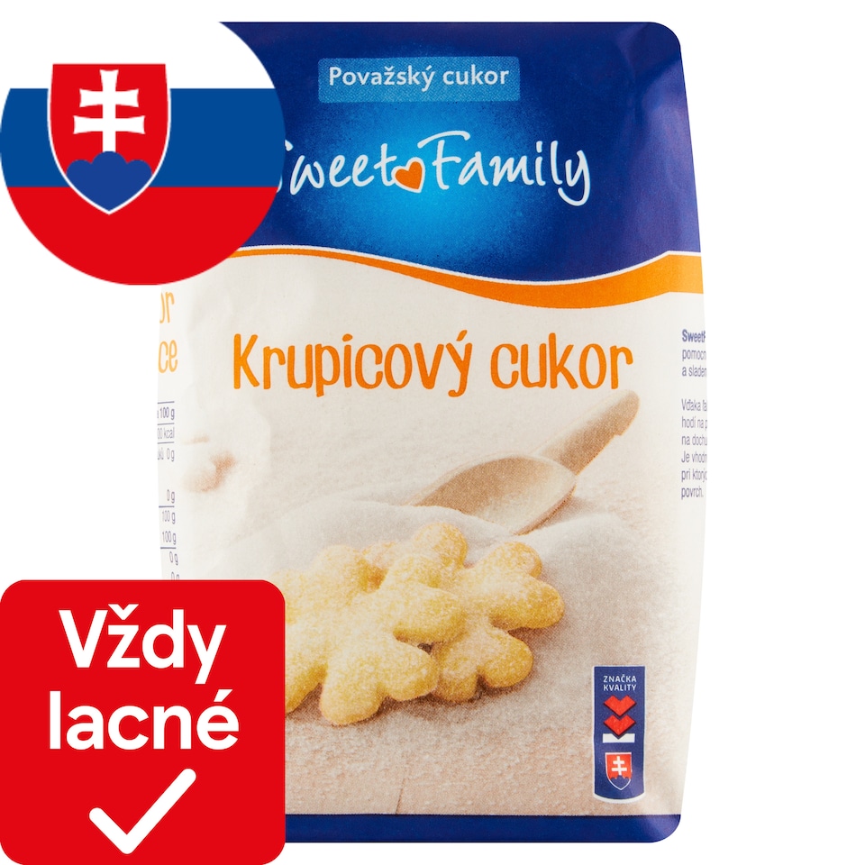 obrázok 1 z Sweet Family Krupicový cukor 1 kg