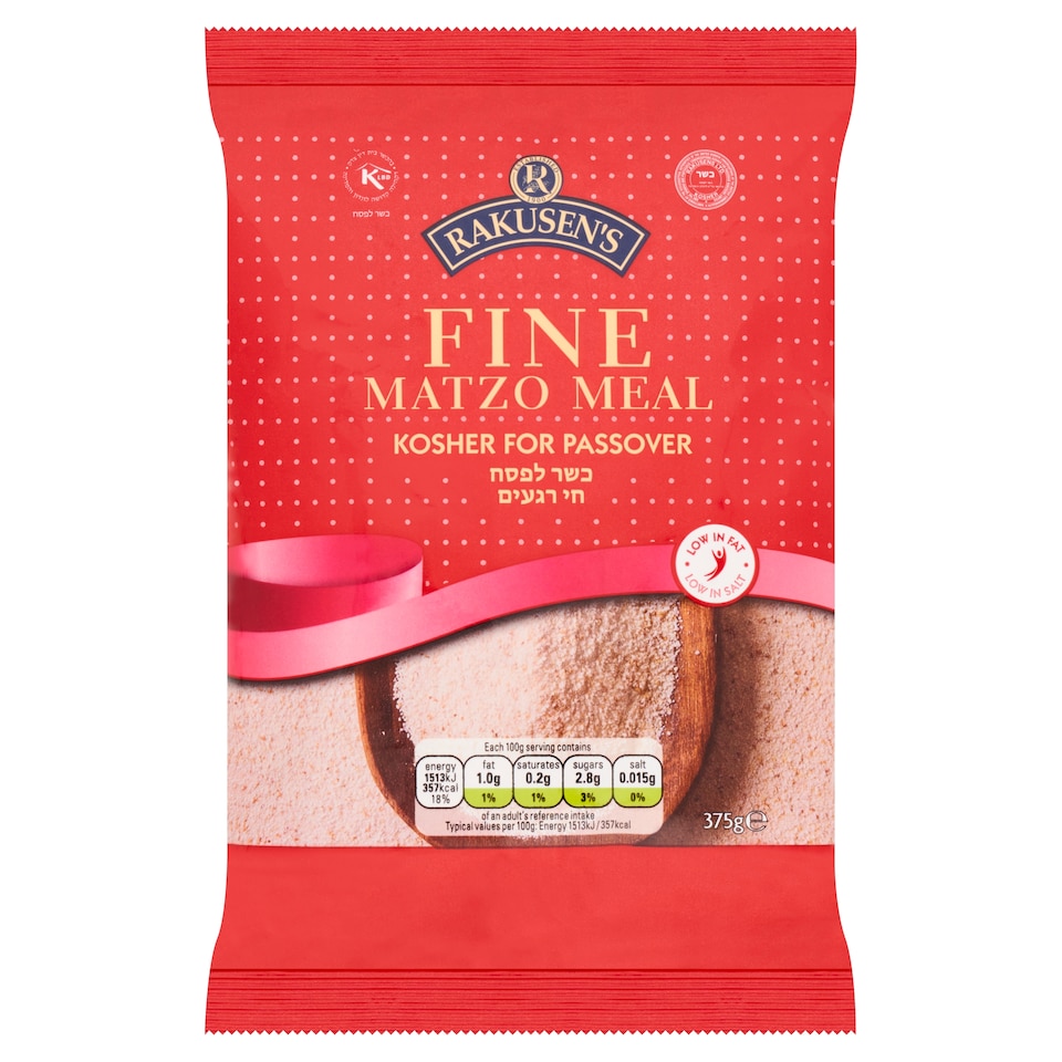 Rakusens Fine Matzo Meal 375G