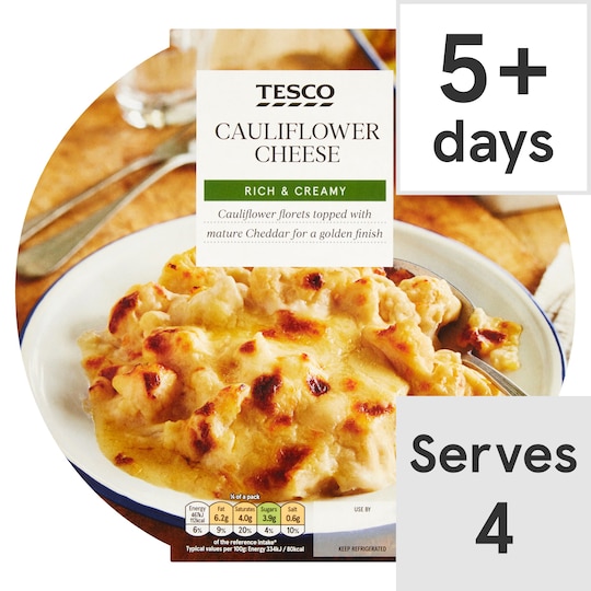 Tesco Cauliflower Cheese 600G Tesco Groceries