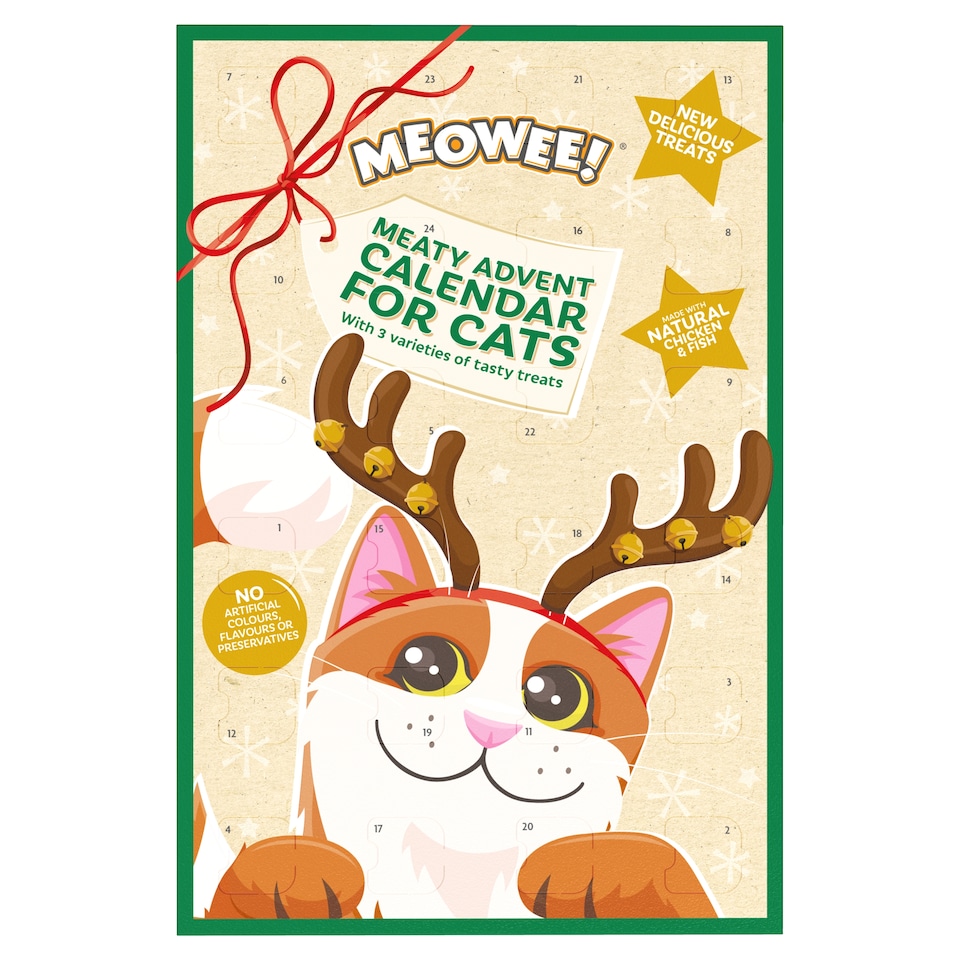 MEOWEE! Meaty Advent Calendar for Cats 36g