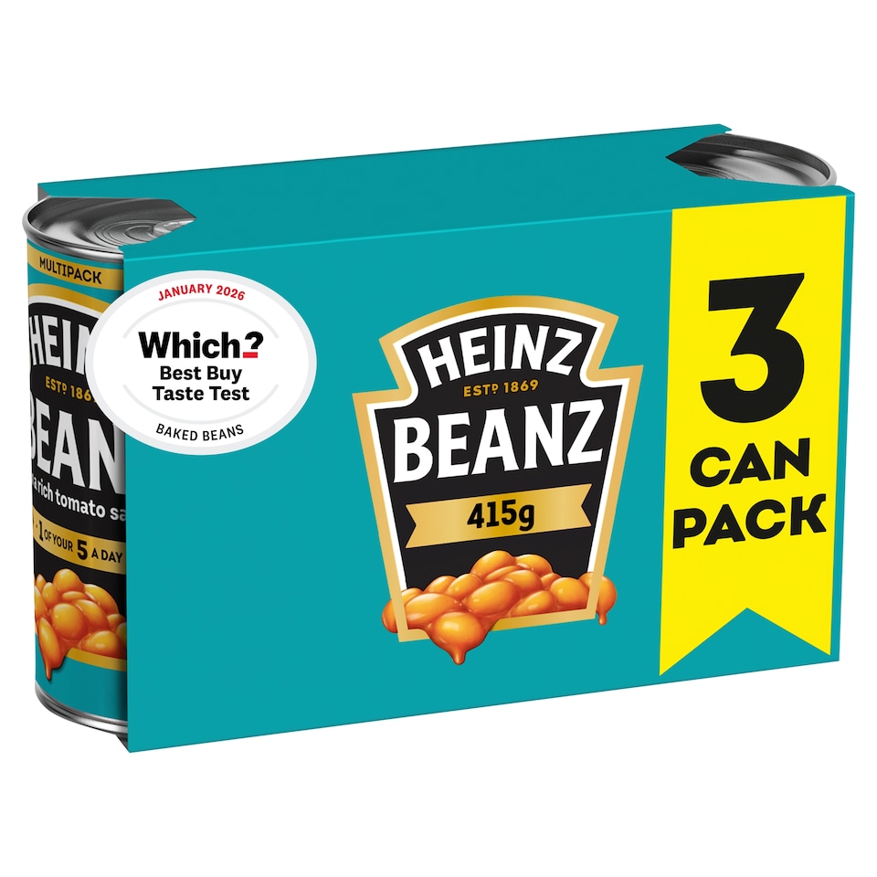 image 1 of Heinz Baked Beans Standard 3x415g