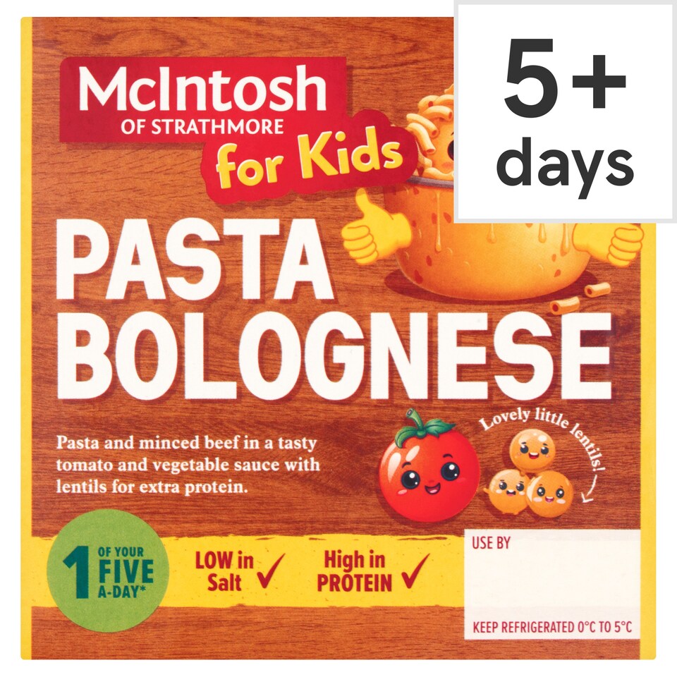 Mcintosh Kidz Pasta Bolognese 275G