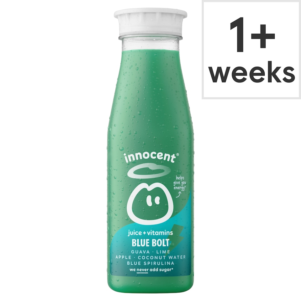 image 1 of  Innocent Plus Blue Bolt Guava & Lime Juice with Vitamins 330ml