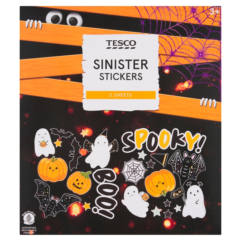 Tesco Halloween Craft Character Stickers