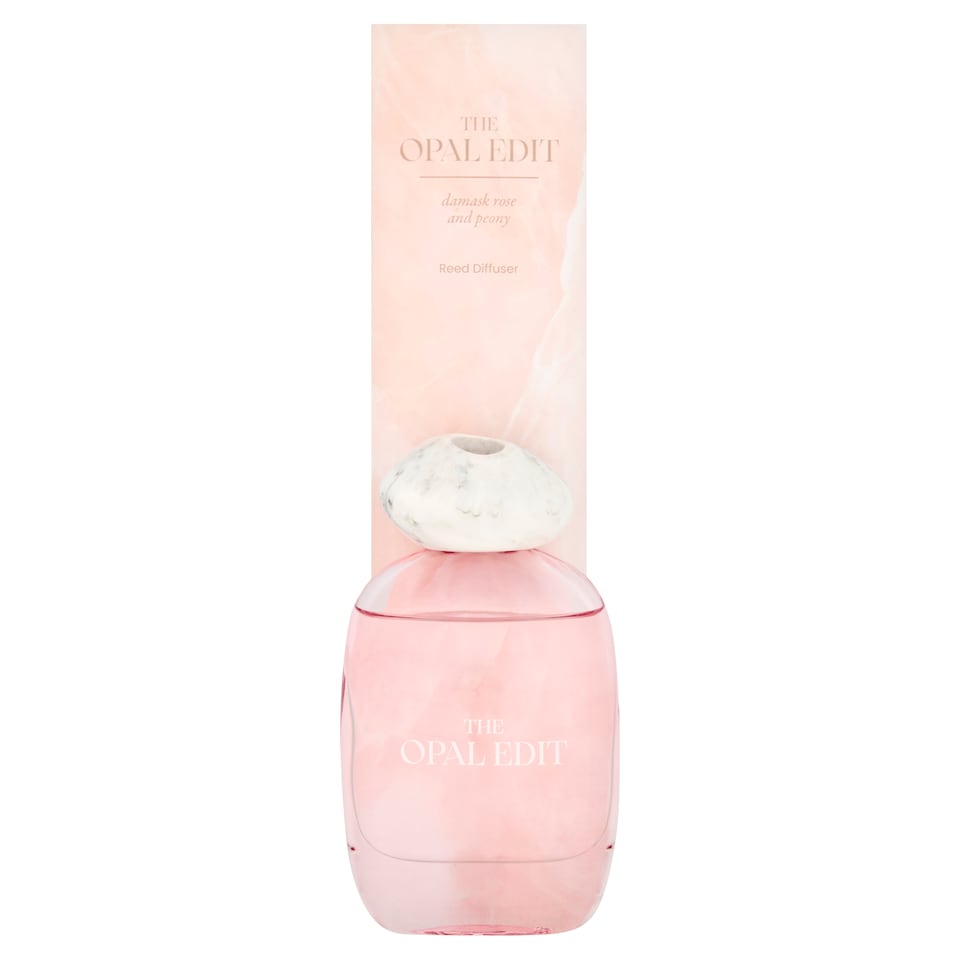 image 1 of F&F Home Opal Edit Pink Damask Rose Reed Diffuser 100Ml