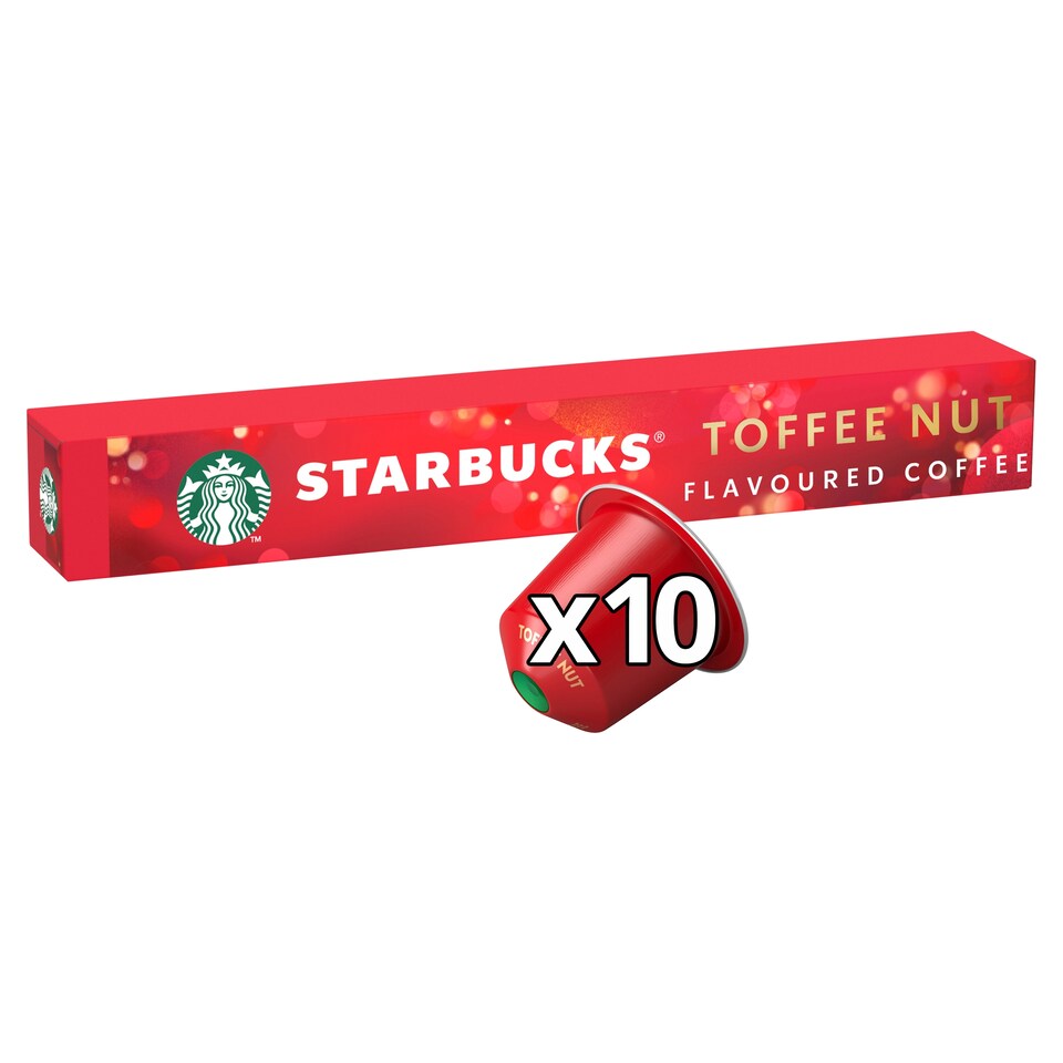 image 1 of Starbucks Toffee Nut Nespresso Pods 10 Pack 51G