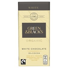 Green & Blacks Organic White Chocolate Bar 100G