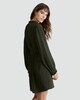 image 3 of F&F Ruffle Trim Tie Waist Dress in Khaki