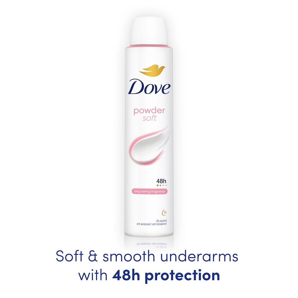 image 1 of Dove Women Powder 48h Antiperspirant Deodorant 200ml