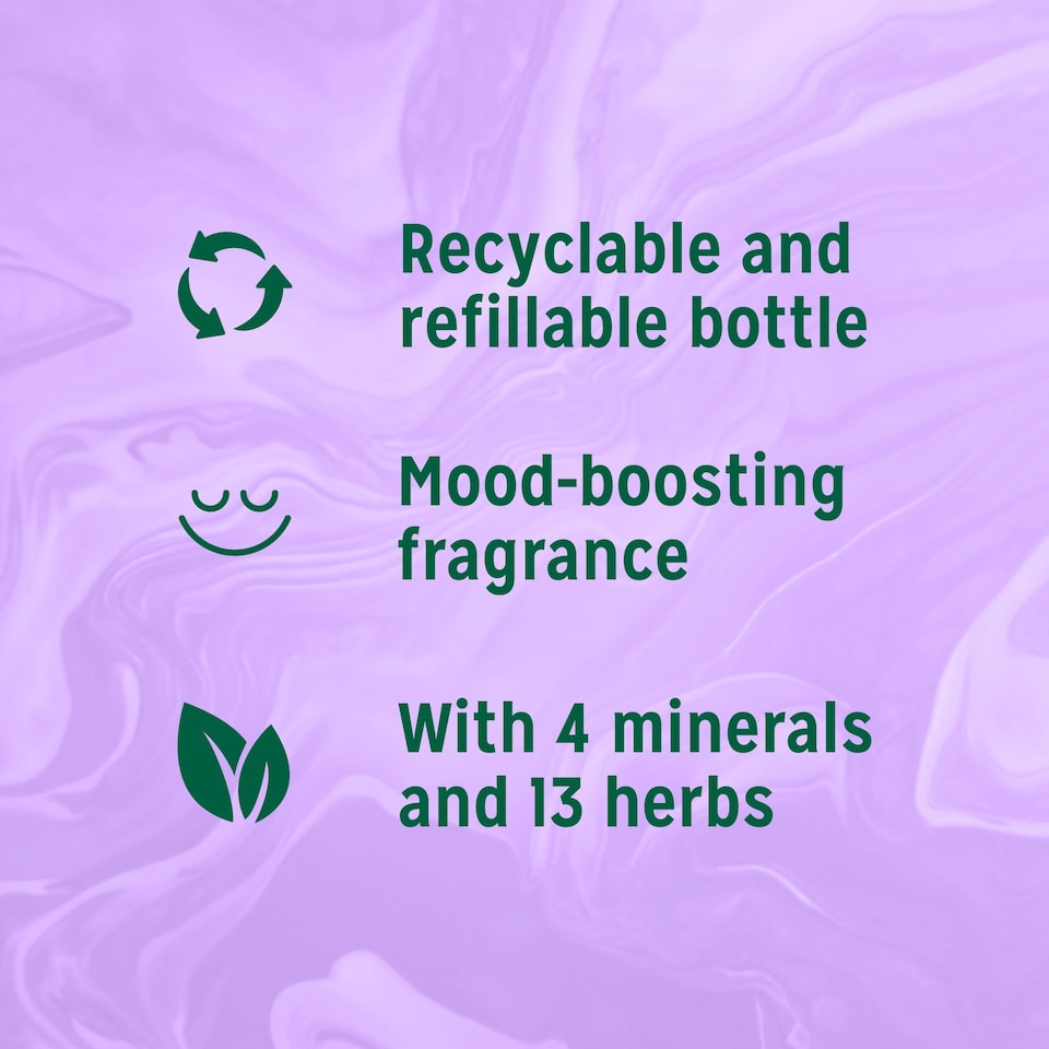 image 1 of Radox Mineral Therapy Feel Renewed Lychee & Vanilla Body Wash Shower Cream 450ml