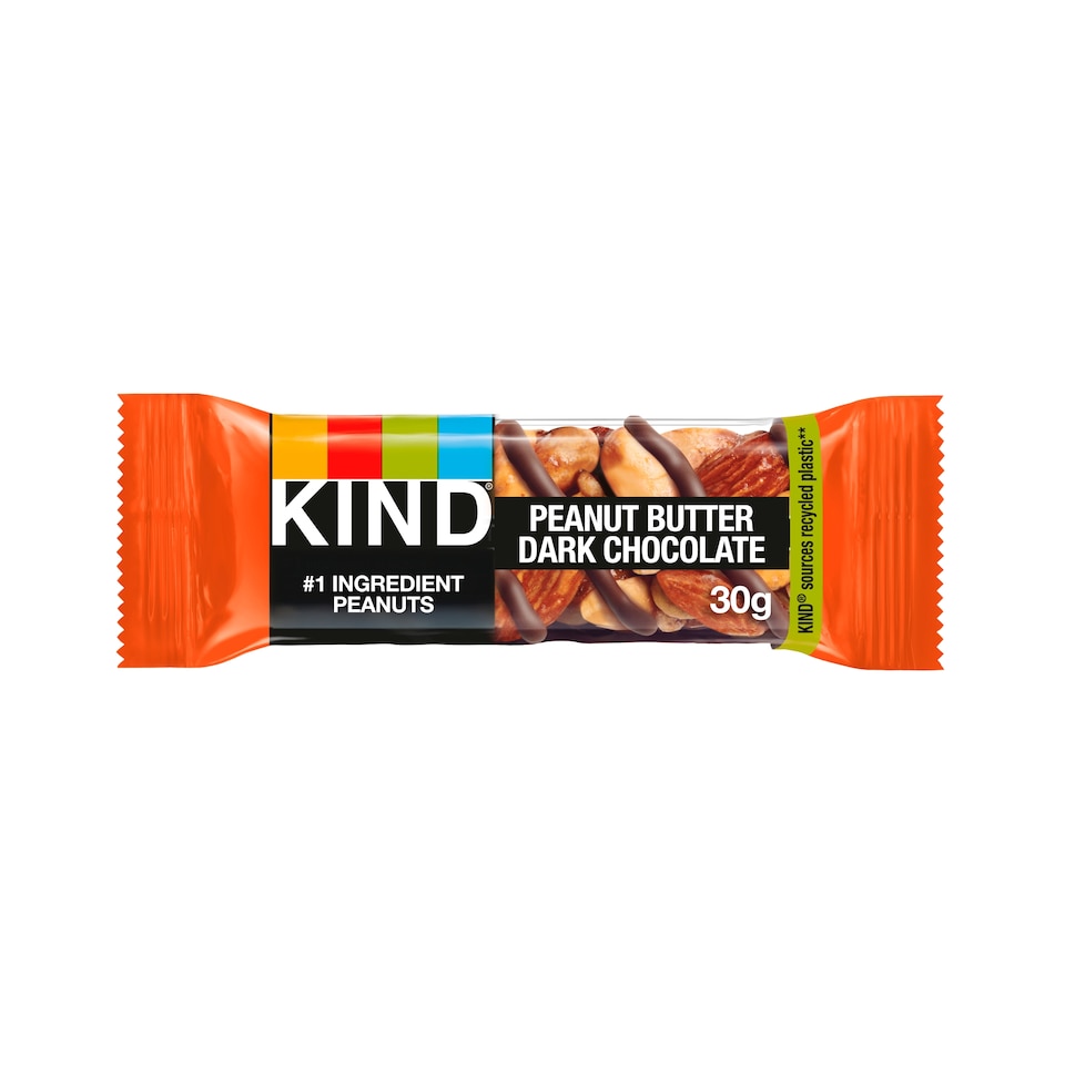 image 1 of KIND Peanut Butter & Dark Chocolate cereal Bars 3x30g
