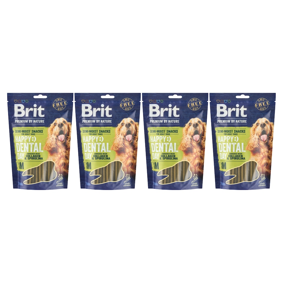 image 1 of Brit Premium by Nature Dental Stick M with Collagen and Spirulina 0.72kg