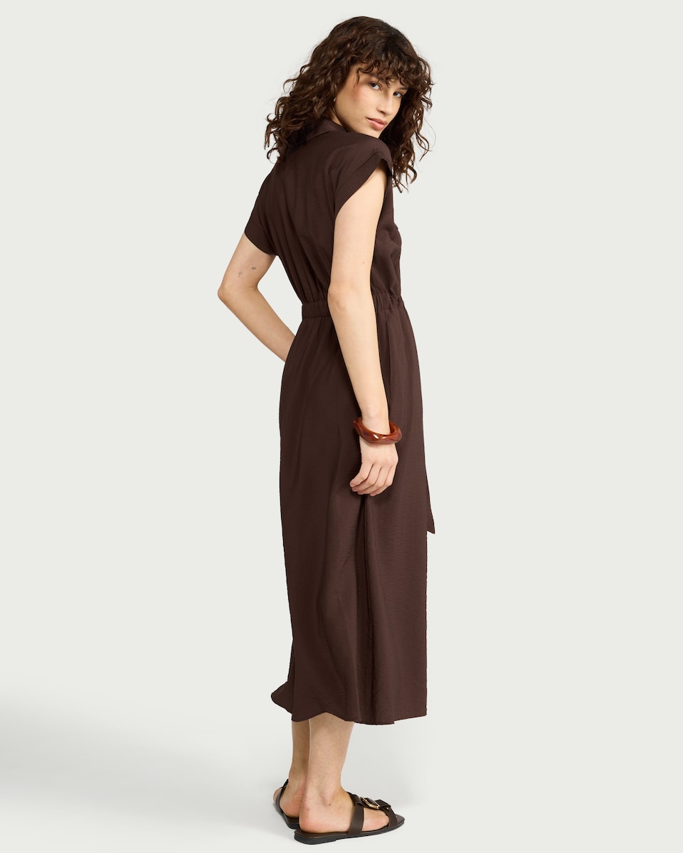 image 1 of AW26 FF  DRESS UTILITY DRAWSTR BROWN      6