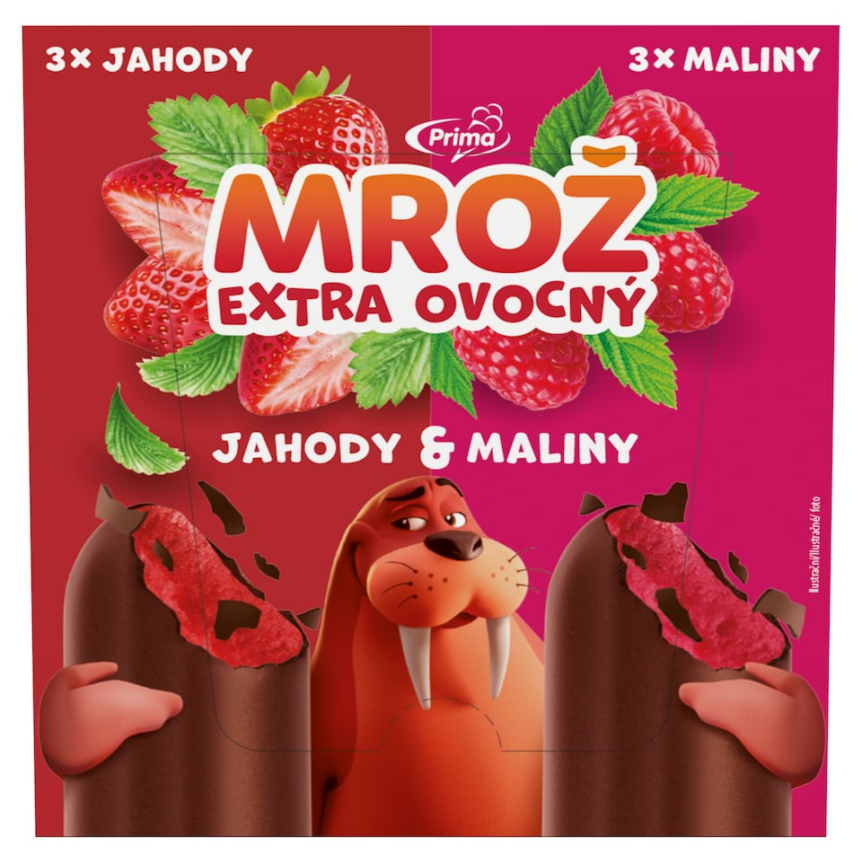 Prima Mrož Mražený krém v kakaové polevě 6 x 50ml