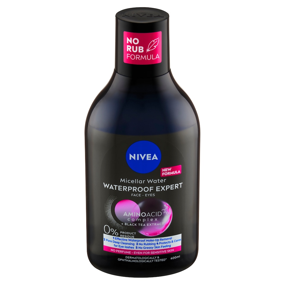image 1 of Nivea Waterproof Expert Dvojfázová expertná micelárna voda 400 ml