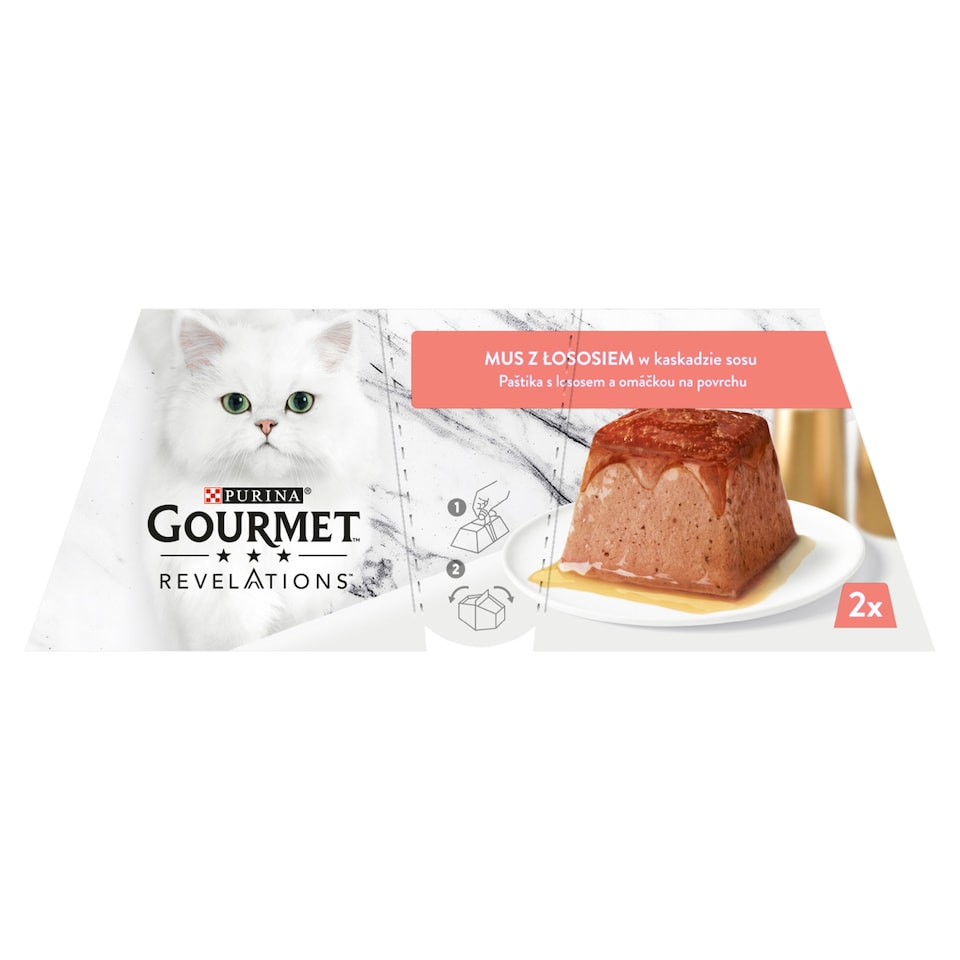 Gourmet Revelations for Cats Salmon Pâté in Sauce 2 x 57g