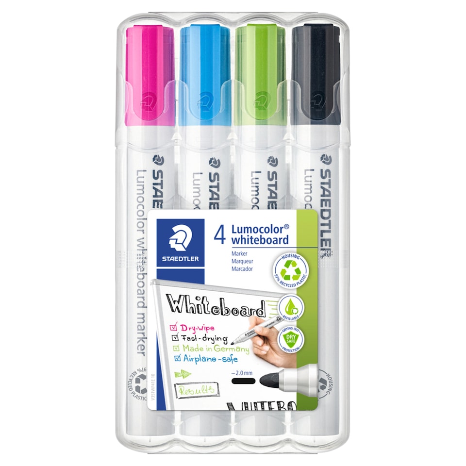Staedtler Whiteboard Markers 4 Pack