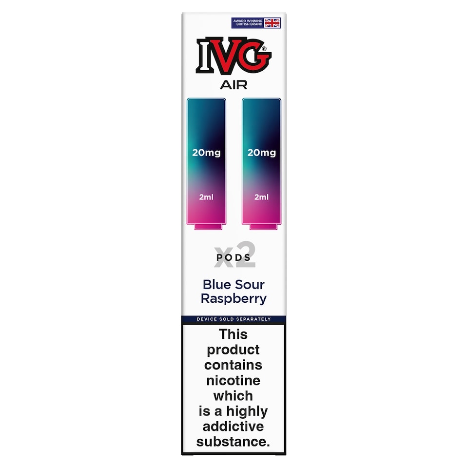 IVG Air Blue Sour Raspberry Pro Pods 20mg 2x2ml