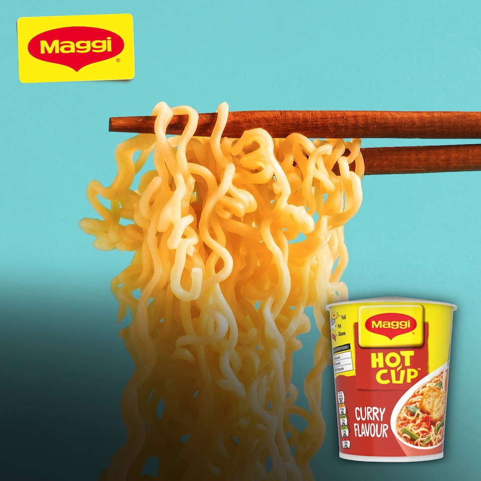 image 1 of Maggi Hot Cup Noodles - Curry Flavour 59.2g