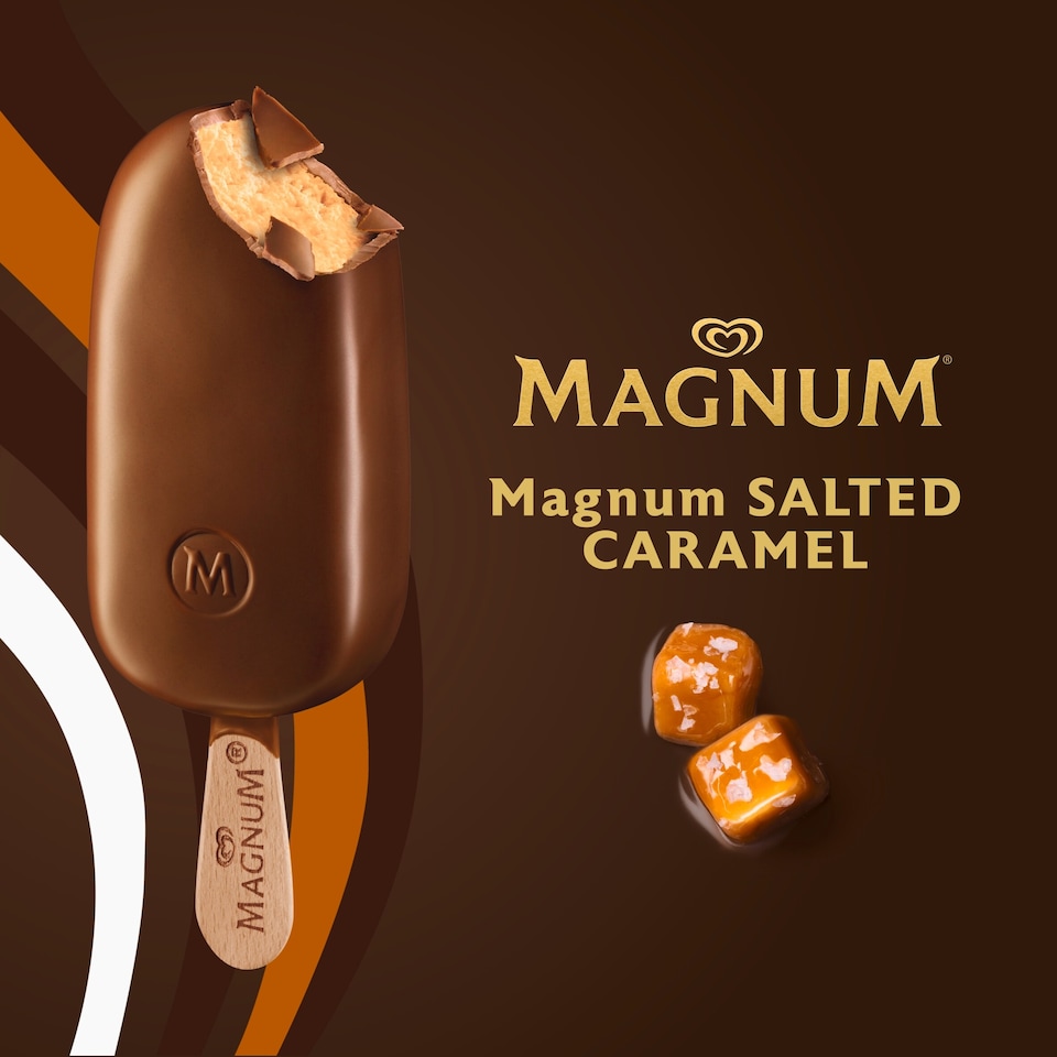 image 1 of Magnum Salted Caramel Ice Cream Sticks 3x100ml