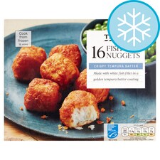 TESCO FISH NUGGETS 16 PK 360g