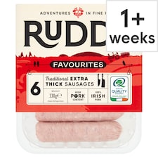 Rudds Traditionaljumbo Sausages 330G