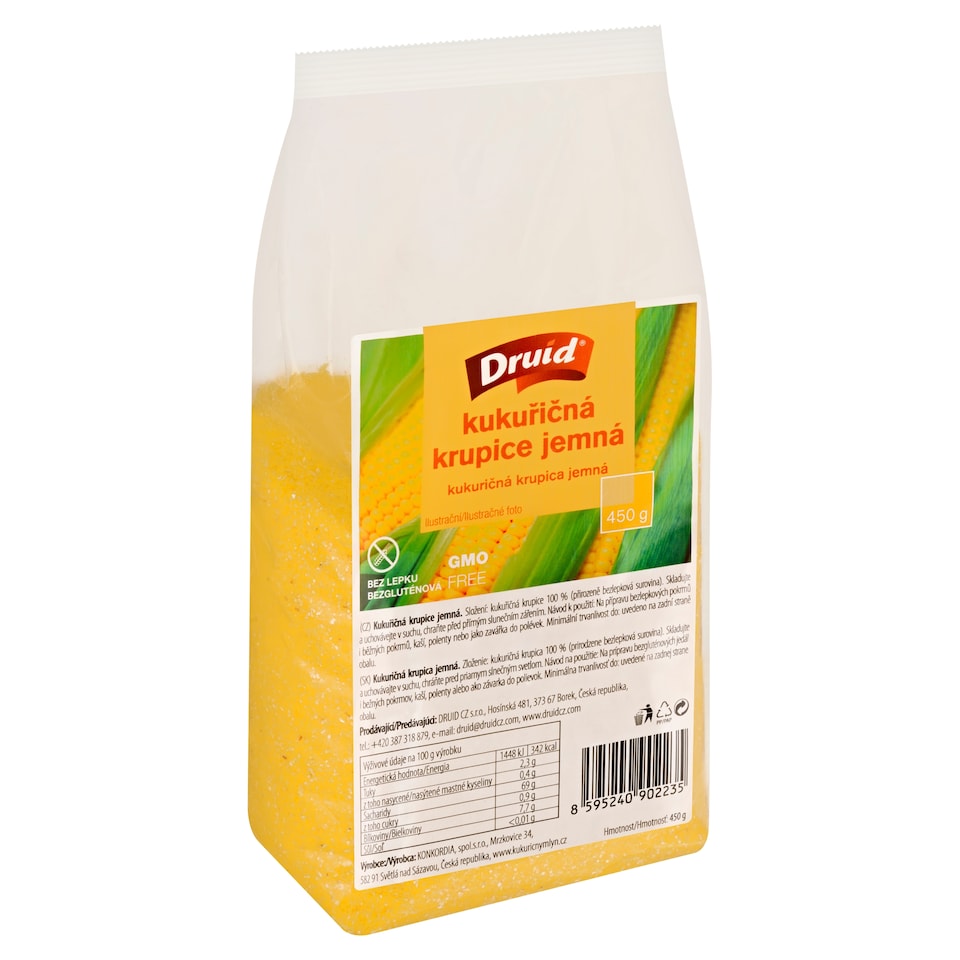 Obrázek 1 pro produkt Druid Kukuřičná krupice jemná 450g