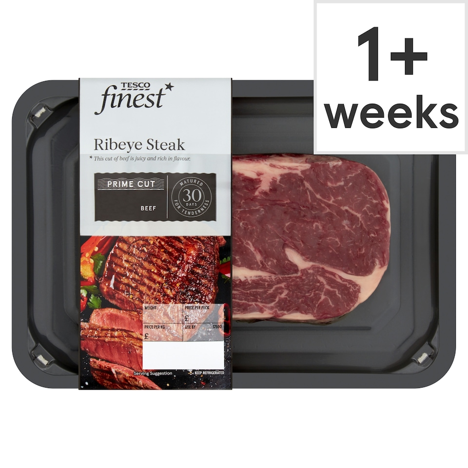 Tesco Finest Ribeye Steak 227G