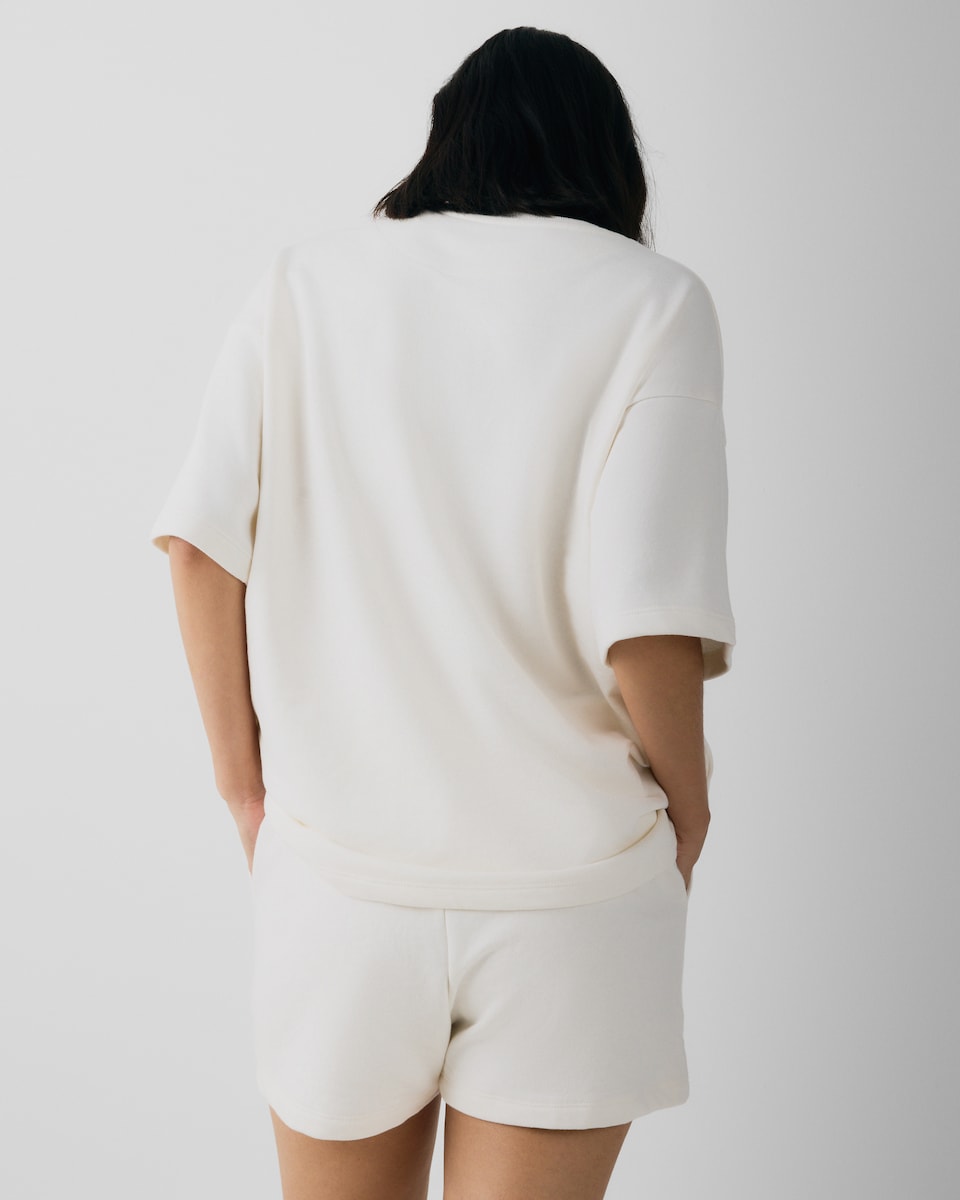 image 1 of F&F Cotton Rich Dice Pyjama Set in Cream